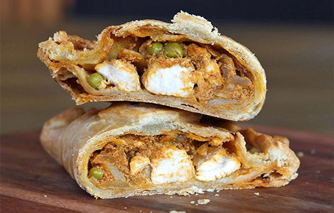 Chicken Tikka Calzone